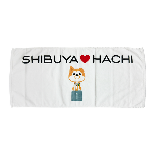 フェイスタオル HACHI横