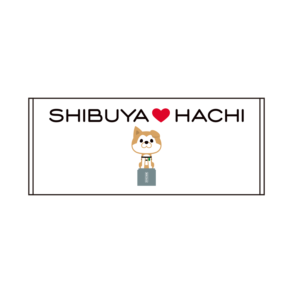 フェイスタオル HACHI横